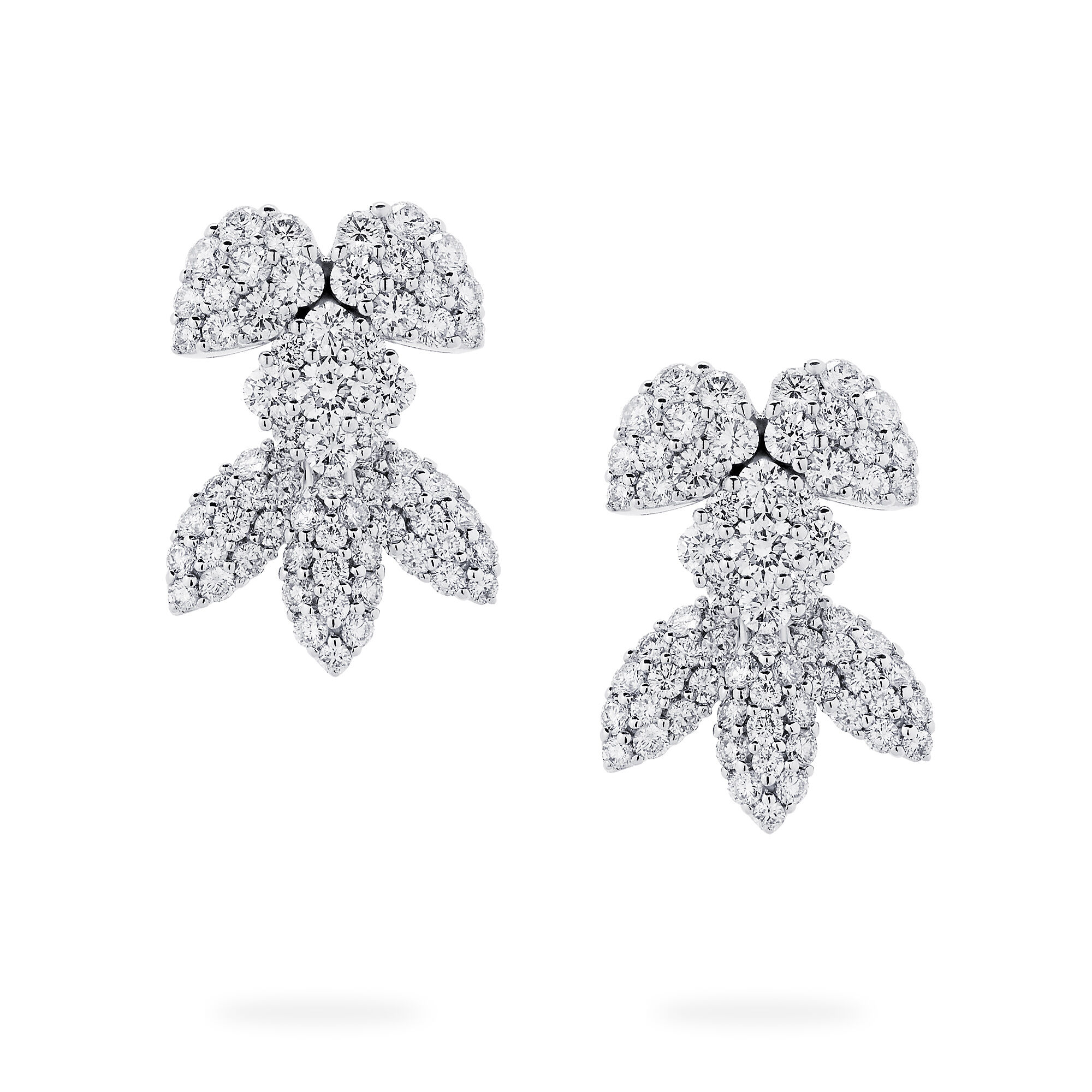 Birks Snowflake Diamond Snow Angel Earrings Large Birks